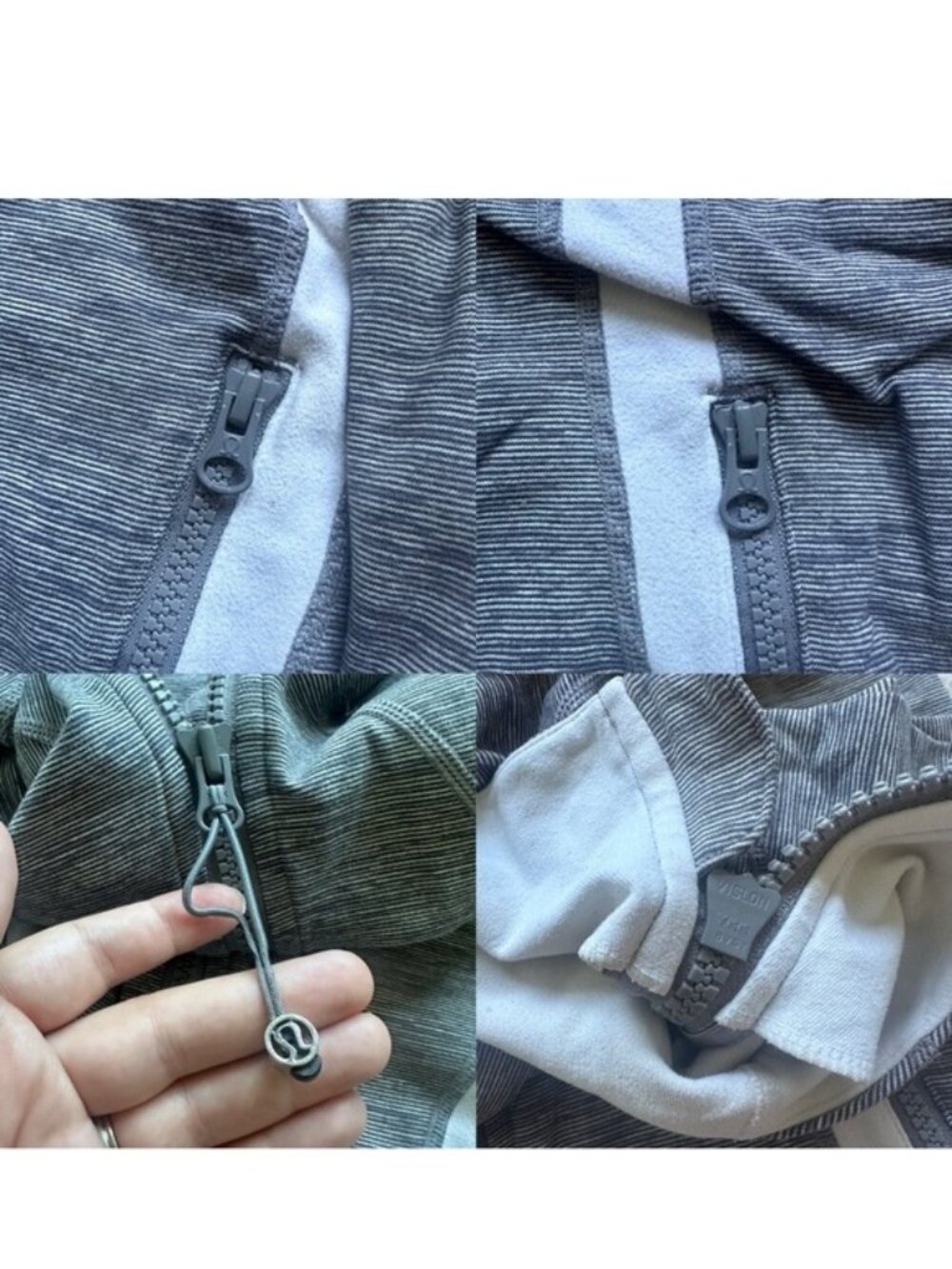 Lululemon | "Wee Are From Space Coal Fossil / White" Define Jacket | Size 12 - Picture 4 of 11
